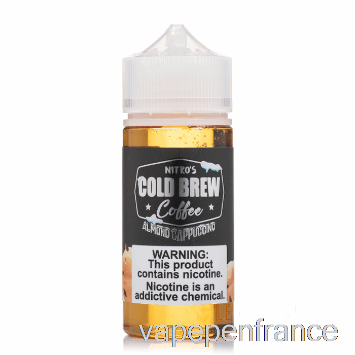 Cappuccino Aux Amandes - Infusion Froide Nitros - Stylo Vape 100 Ml 0 Mg
